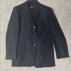 Hugo Boss pinstripe suit